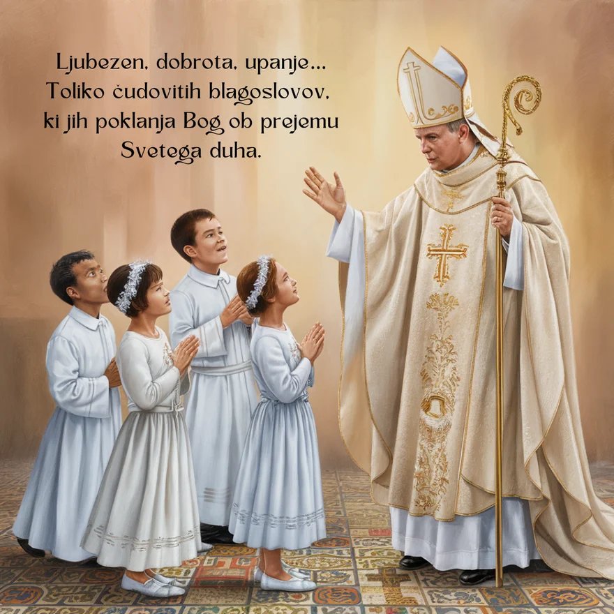 Verzi in voščila za Sveto Birmo